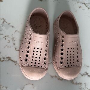 Native Pink Toddler Girl shoes 8C
